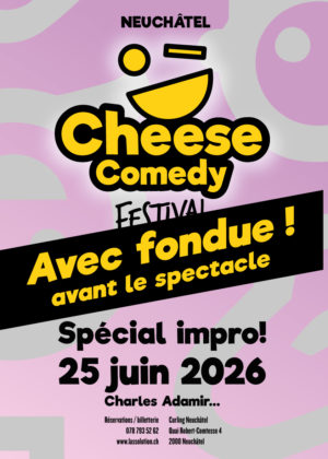 <b>25 juin<br> - Spécial impro! - </b><br>Fondue + Spectacle